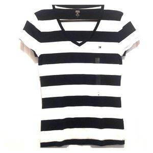 Short sleeve Tommy Hilfiger v neck shirt
